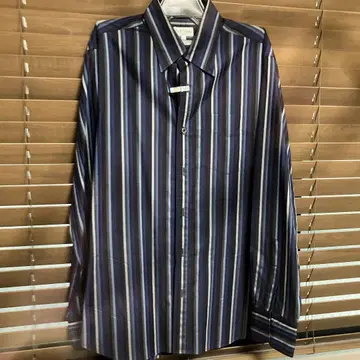 Paul Smith L 네이비 계열 스트라이프 셔츠