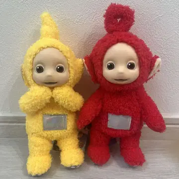 텔레토비즈 배가 반짝이는 봉제 인형 포와 라라