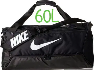 새상품 나이키 브라질리아 트레이닝 더플백 60L 보스턴 백 블랙 컬러