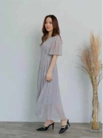 레이스 플레어 원피스 립 서비스