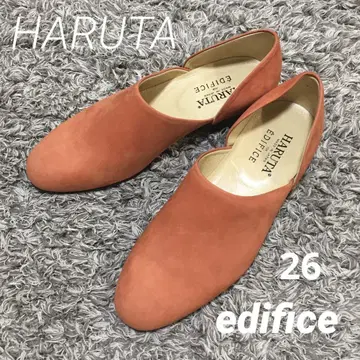 HARUTA x EDIFICE 스웨이드 슬립온 26EE