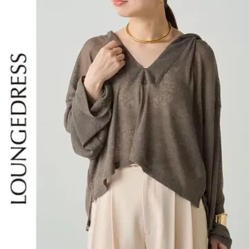 새상품 Loungedress 메쉬 숏 후디 라운지 드레스 오리