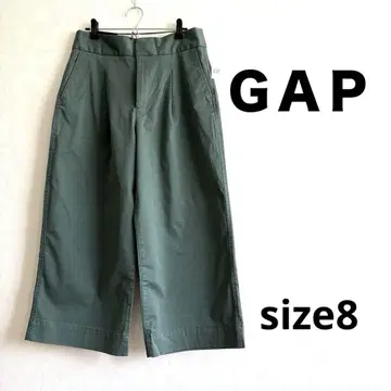 GAP 와이드 레그 팬츠 사이즈 8 카키