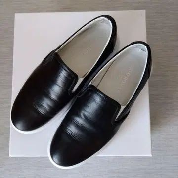BEARDSLEY / 가죽 슬립온 [블랙]