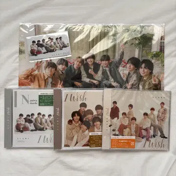 나니와단시 I Wish 3세트 Blu-ray 클리어 파일 스티커