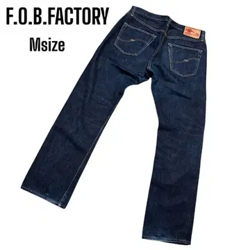 FOB FACTORY F161 66 모델 셀비지 데님 W32 L34