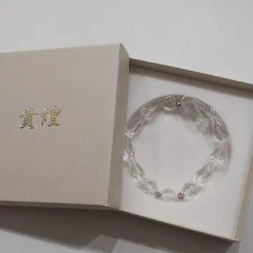 귀황 천연 수정 크리스탈 팔찌