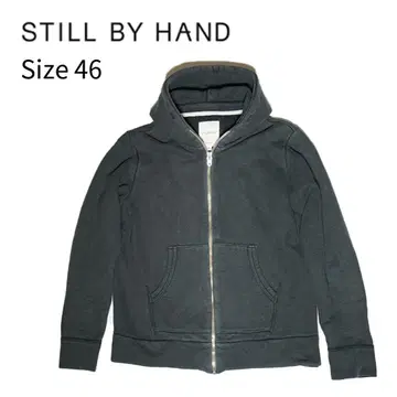 STILL BY HAND 집업 후드티 46 블랙 스테디셀러