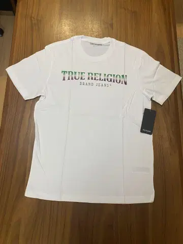 TRUE RELIGION 화이트 티셔츠 M 사이즈