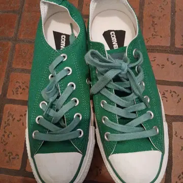 CONVERSE 그린 로우 컷 스니커즈 필그림