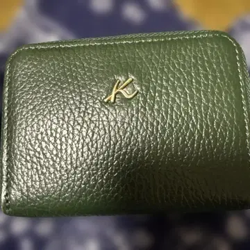 K 그린 가죽 코인 케이스