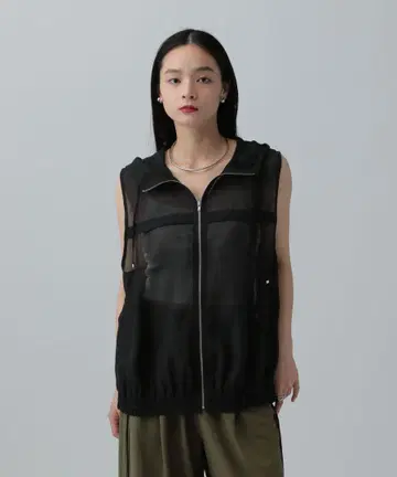 LEPSIM 시어 후드 ZIP 베스트
