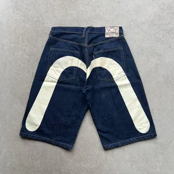 [레어] EVISU 에비수 데님 하프 데님
