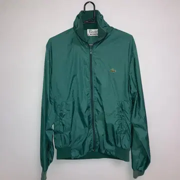 IZOD LACOSTE의 바스락거리는 집업 자켓 그린