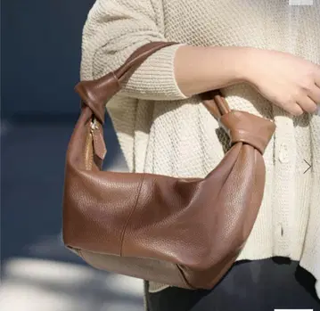 AULENTTI 프레임워크 KNOT BAG 브라운