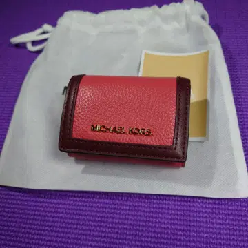MICHAEL KORS 삼절 지갑 핑크 계열 엑스트라 스몰 지갑