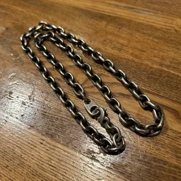 silver 925 vintage cable chain necklace
