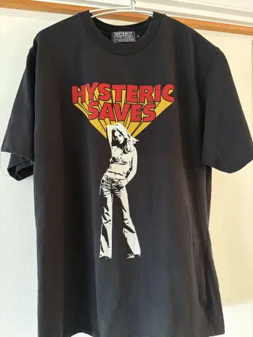 HYSTERIC SAVES 티셔츠 블랙 L 인기 모델