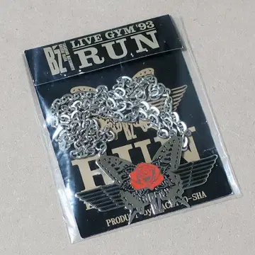 목걸이 B'z RUN 1993 펜던트 초커 굿즈 이나바 모델