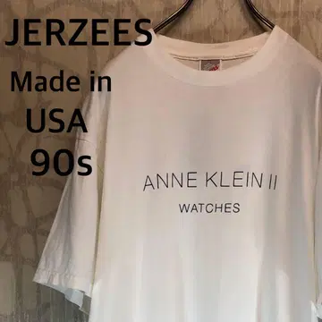 저지스 ANNE KLEIN II 90년대 화이트 티셔츠 USA 제품 R