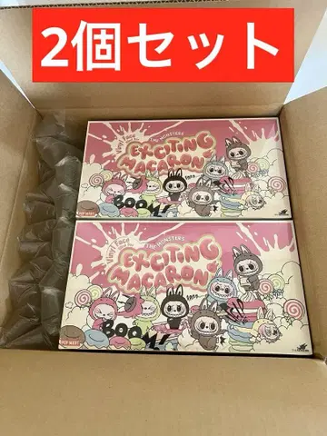 Popmart THE MONSTERS 마카롱 봉제 인형 Labubu