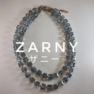 ZARNY 이중 목걸이 아이스 드롭 목걸이