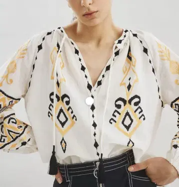 미사용 새상품 GRACE CONTINENTAL 카프탄 탑 36