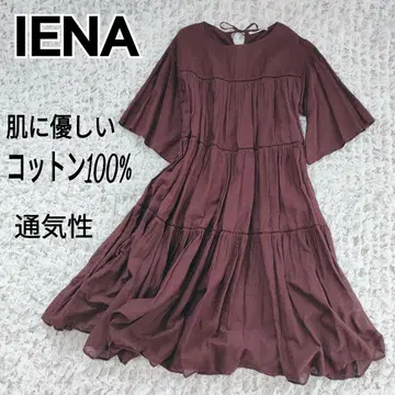 IENA 코튼 보일 플레어 슬리브 원피스 면 튜닉 상의