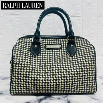 RALPH LAUREN 랄프 로렌 레어 보스턴 백 하운드투스 체크