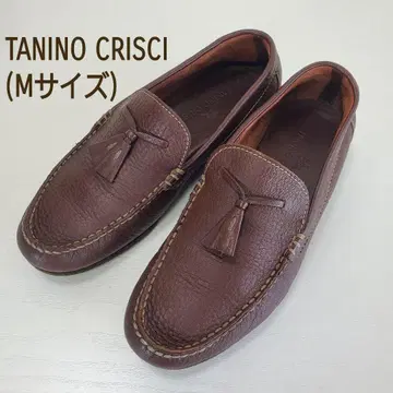 TANINO CRISCI 타니노 크리스티 천연 가죽 태슬 로퍼 브라운