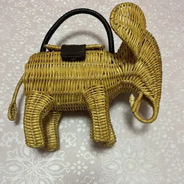 코끼리 라탄 백