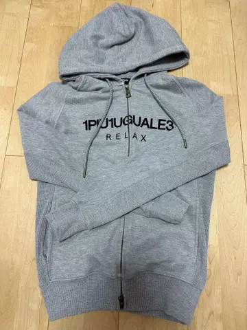 1PIU1UGUALE3 우노피우노우과레토레 집업 후드티 S