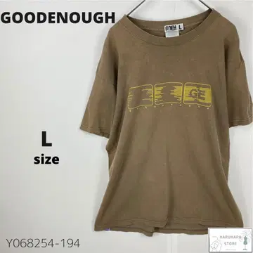 빈티지 GOODENOUGH 굿이너프 티셔츠 반팔 코튼 L