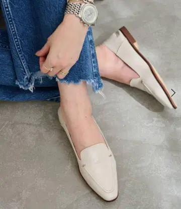 [ 23cm ] LE TALON 르탈론 스퀘어 스티치 소프트 로퍼