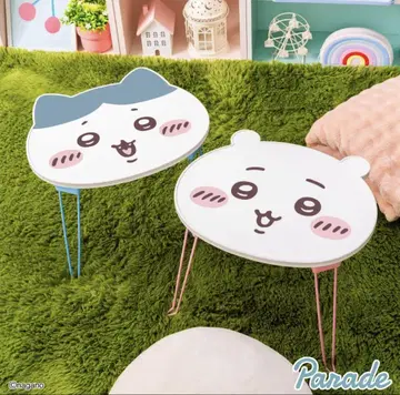 치이카와 오카오 접이식 미니 테이블 2종 세트