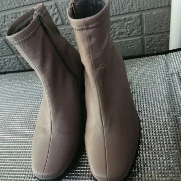 미사용에 가까운 정크 여성용 지퍼가 달린 보아 숏부츠
