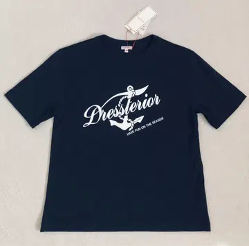 새상품 DRESSTERIOR 네이비 티셔츠 사이즈 드레스테리아 마린 패턴
