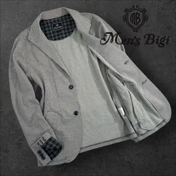 새상품급 Men's BIGI 2B 니트 테일러드 자켓 사이즈 LL/XL