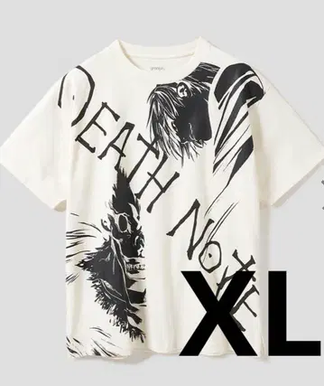DEATH NOTE 데스노트 빅 실루엣 티셔츠 XL