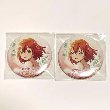 Aqours 쿠로사와 루비 FlowerParty 캔뱃지