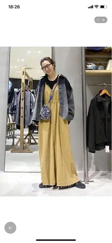 니코앤드 인기 스태프 프로듀스 기획 WAY 데님 점퍼 스커트