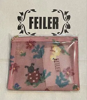 새상품 미사용 페일러 하이디 메쉬 파우치 S 사이즈 핑크