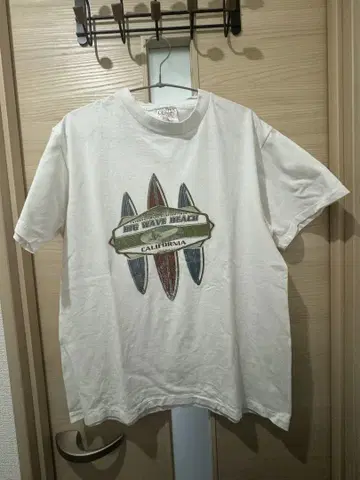 FRUIT OF THE LOOM BIG WAVE BEACH 티셔츠 M