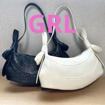새상품 GRL 그레일 핸드백 블랙 화이트