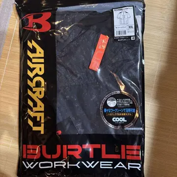 BURTLE AC2086 반팔 워크 셔츠 XXL 스톰 블랙