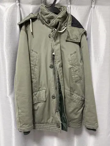 G-STAR RAW 카키 모즈 코트