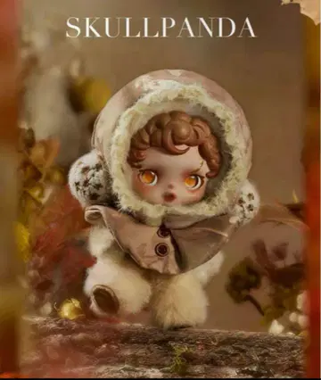 POPMART 스컬 팬더 SKULLPANDA 봉제 인형 Amber