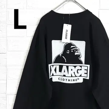 [새상품] XLARGE 백 프린트 고릴라 롱T 긴팔 티셔츠