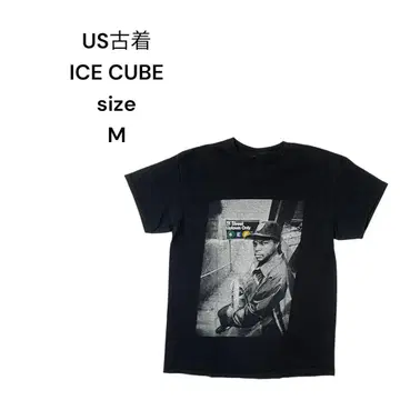 ICE CUBE 그래픽 공식 HIP HOPT 셔츠 M 사이즈 블랙