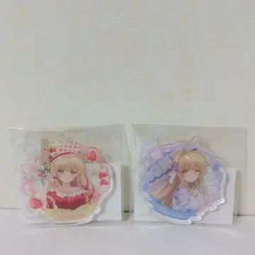 복권 컬렉션 옆집 천사님 시이나 마히루 B상 아크릴 키링 2개